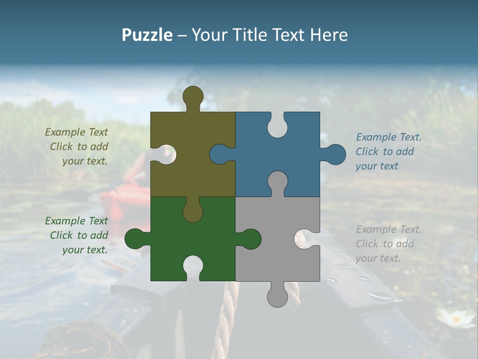 Scenic Caucasian Landscape PowerPoint Template