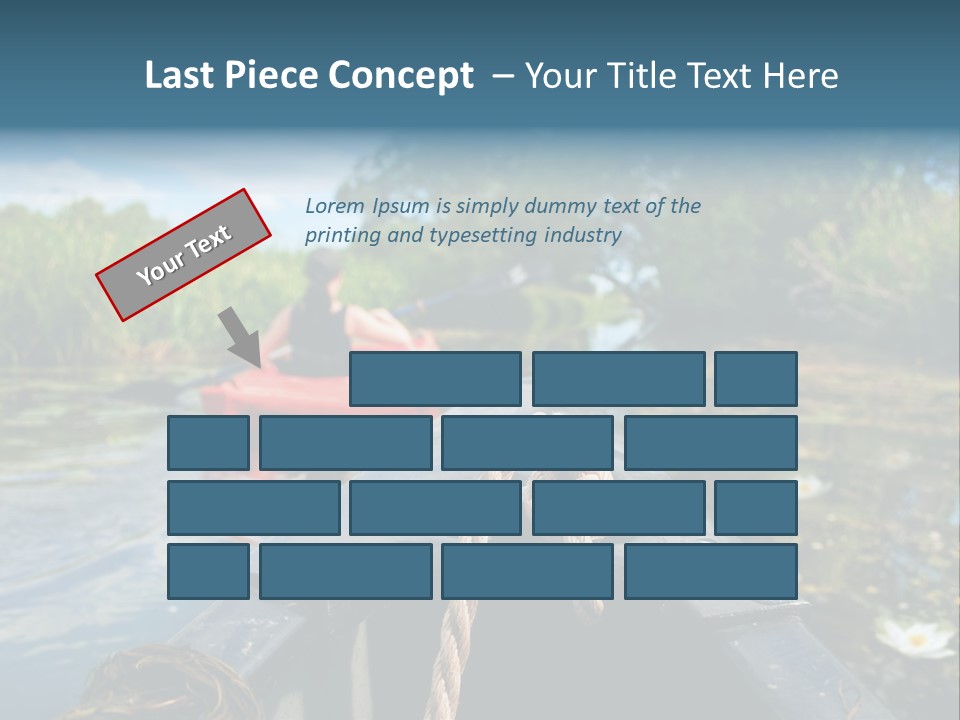 Scenic Caucasian Landscape PowerPoint Template