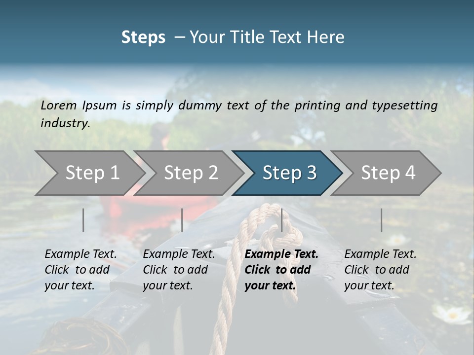 Scenic Caucasian Landscape PowerPoint Template