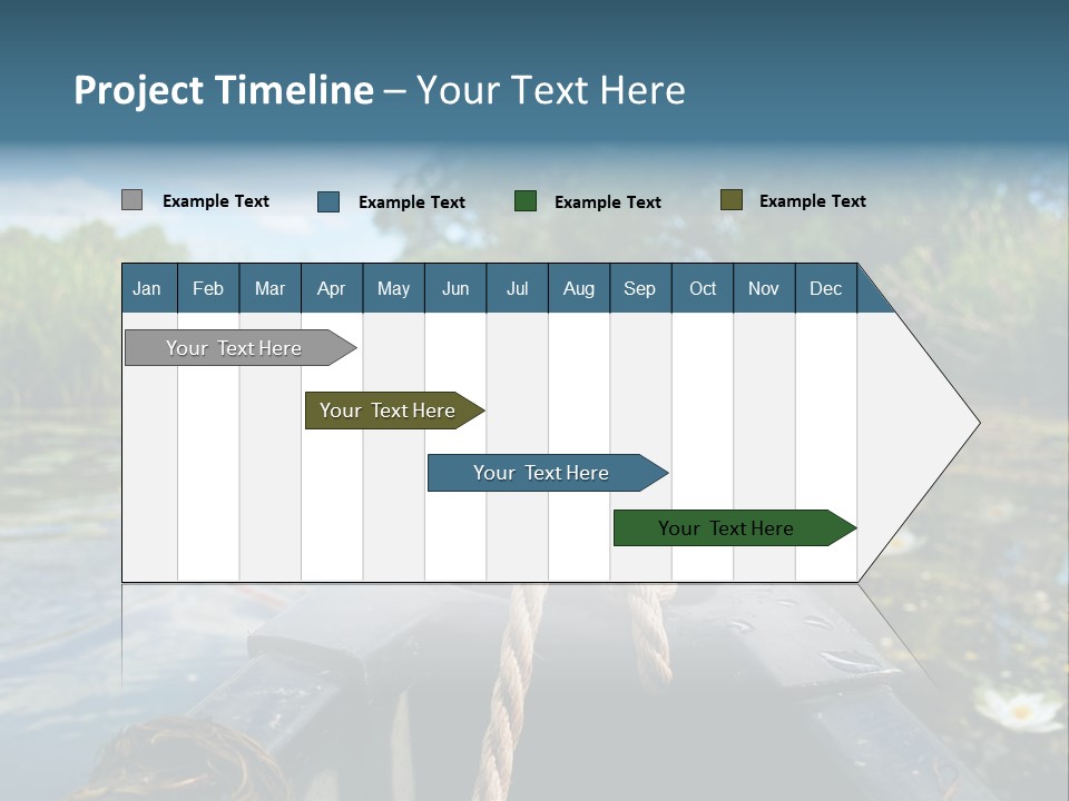 Scenic Caucasian Landscape PowerPoint Template
