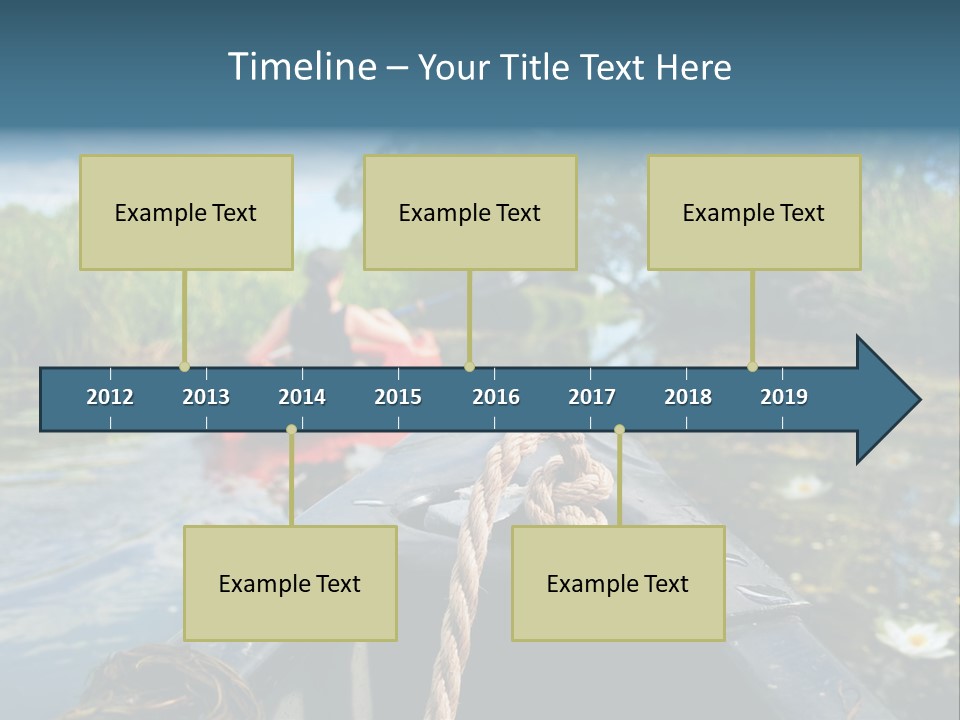 Scenic Caucasian Landscape PowerPoint Template