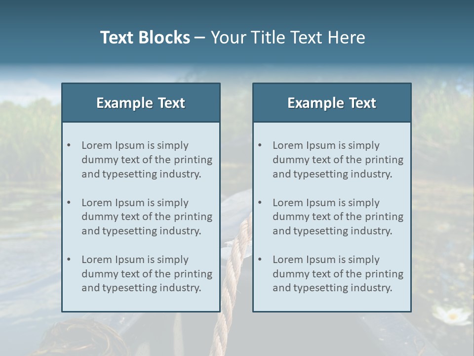 Scenic Caucasian Landscape PowerPoint Template