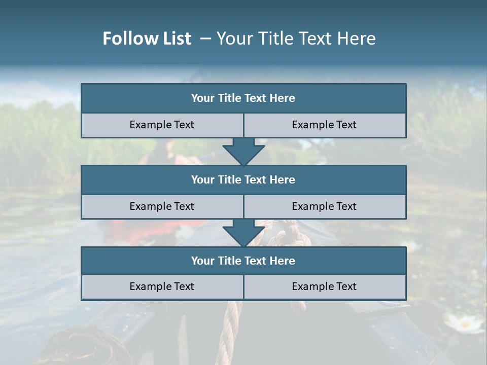 Scenic Caucasian Landscape PowerPoint Template