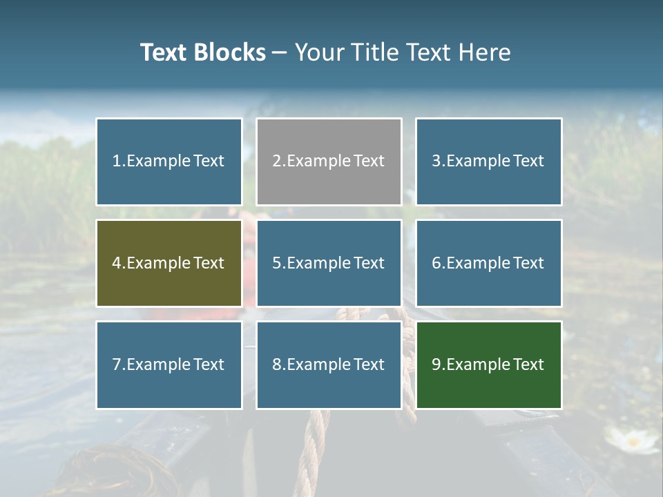 Scenic Caucasian Landscape PowerPoint Template