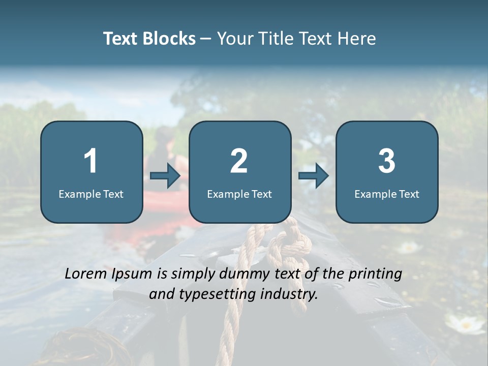 Scenic Caucasian Landscape PowerPoint Template