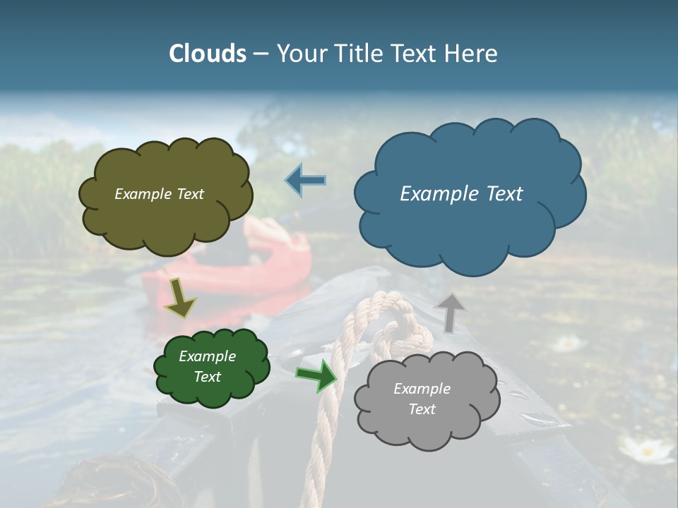 Scenic Caucasian Landscape PowerPoint Template