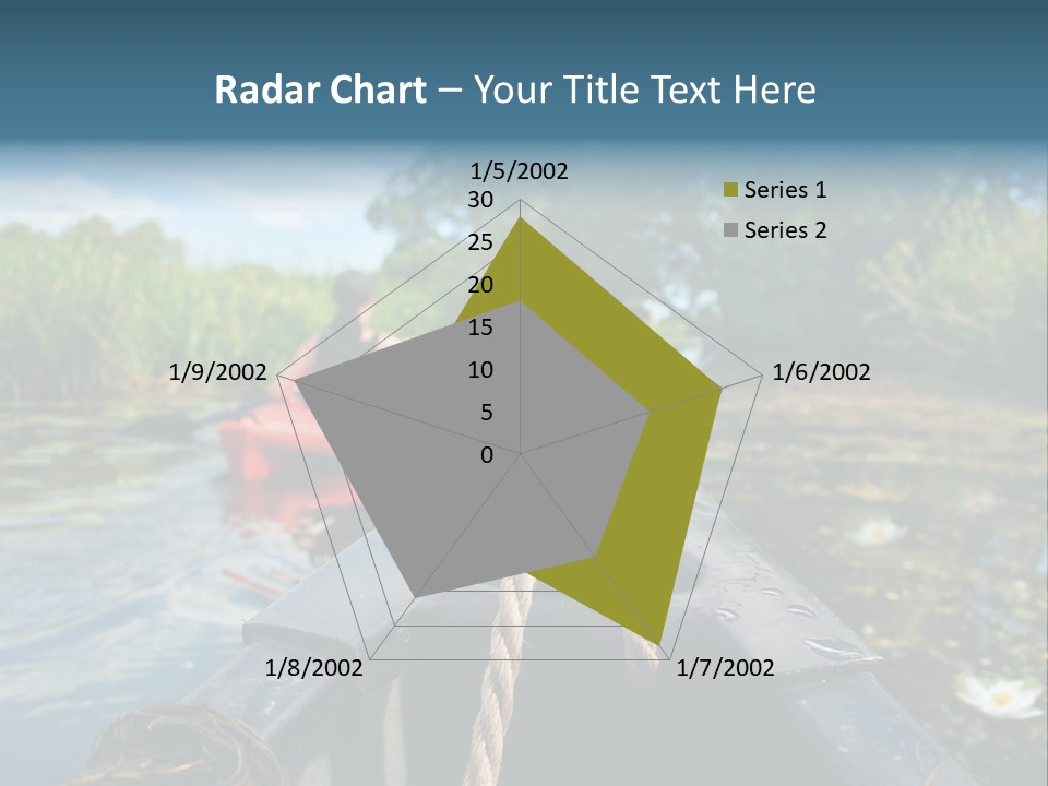 Scenic Caucasian Landscape PowerPoint Template