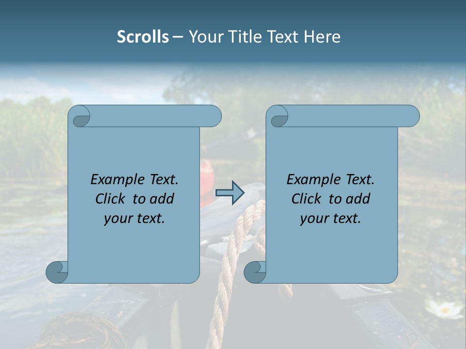 Scenic Caucasian Landscape PowerPoint Template