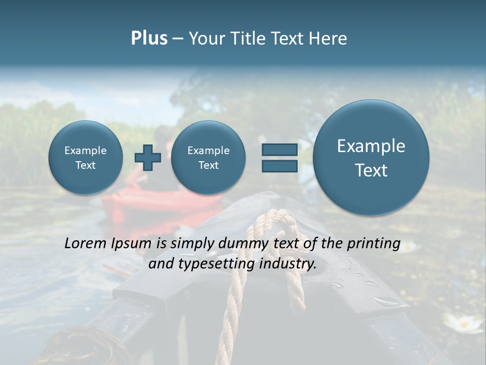 Scenic Caucasian Landscape PowerPoint Template