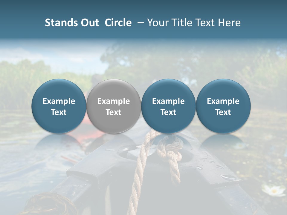 Scenic Caucasian Landscape PowerPoint Template