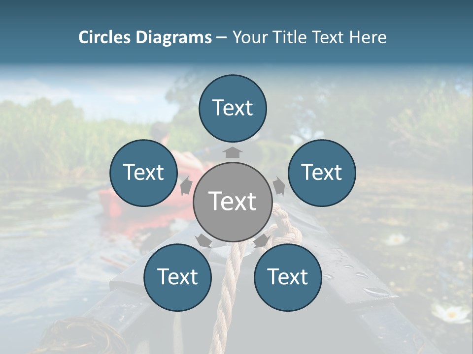 Scenic Caucasian Landscape PowerPoint Template