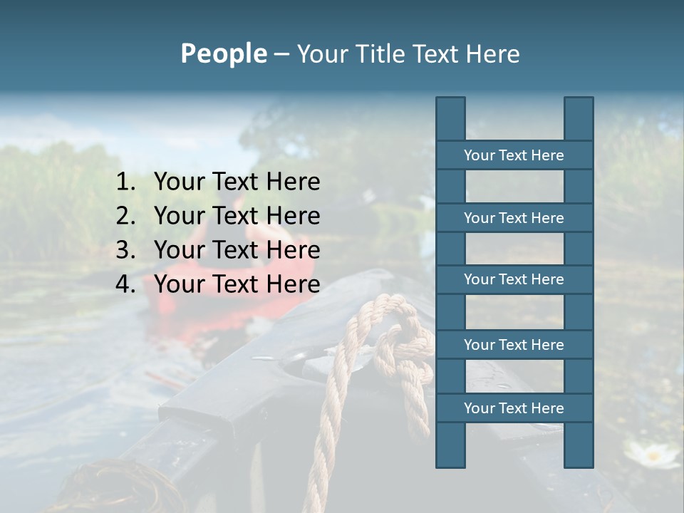 Scenic Caucasian Landscape PowerPoint Template