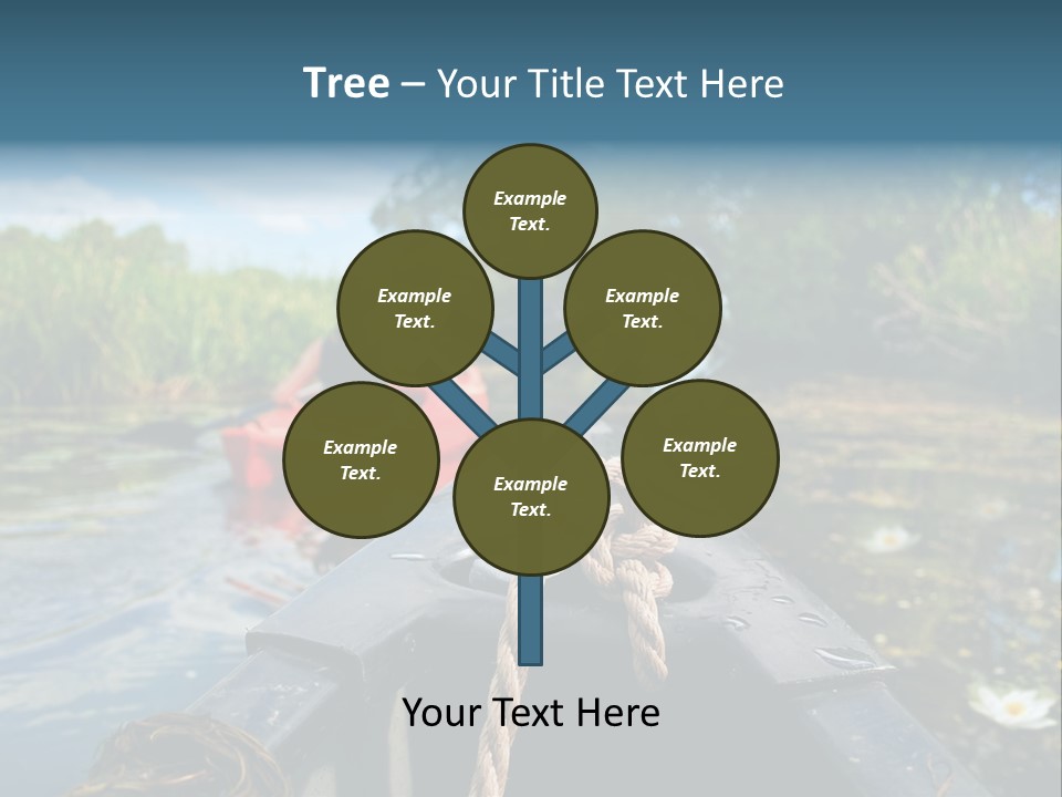 Scenic Caucasian Landscape PowerPoint Template