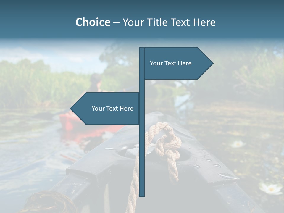 Scenic Caucasian Landscape PowerPoint Template
