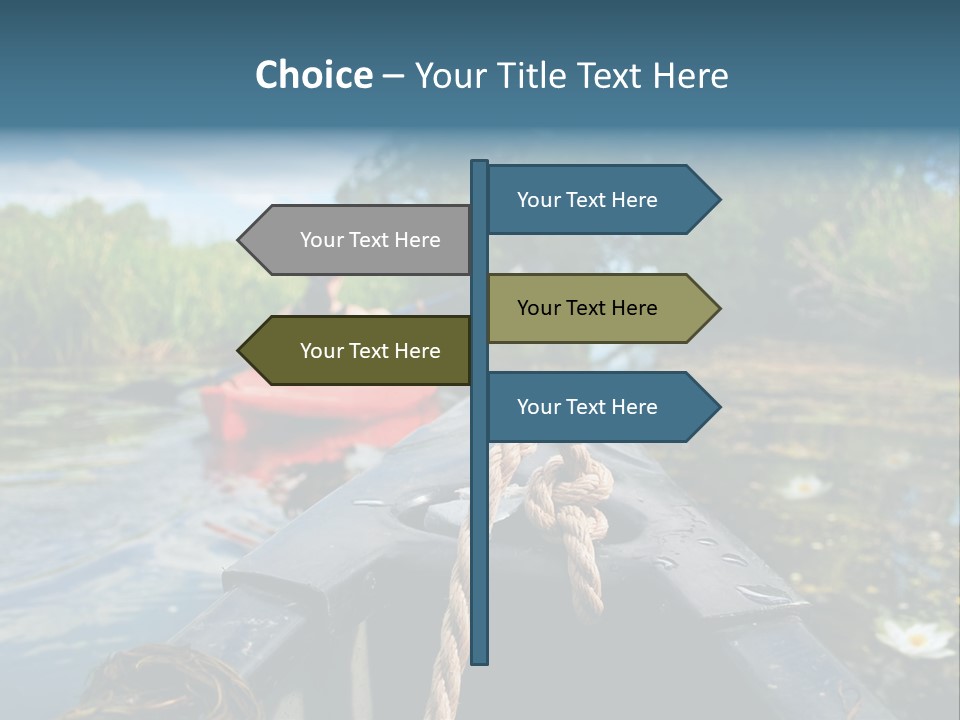 Scenic Caucasian Landscape PowerPoint Template