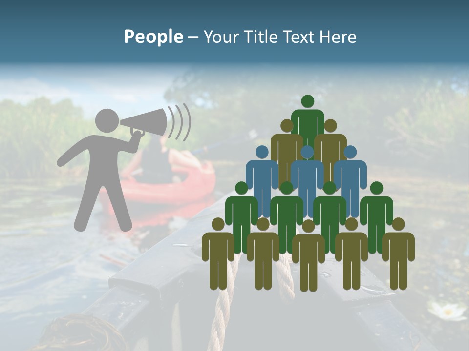 Scenic Caucasian Landscape PowerPoint Template