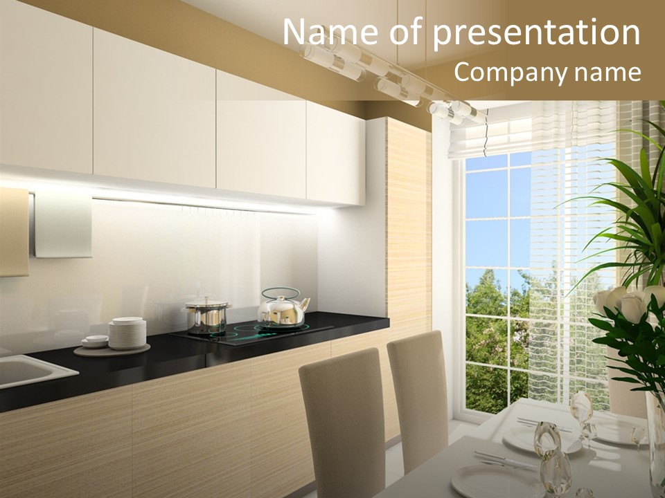 Render Project Residential PowerPoint Template