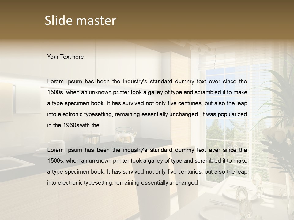 Render Project Residential PowerPoint Template