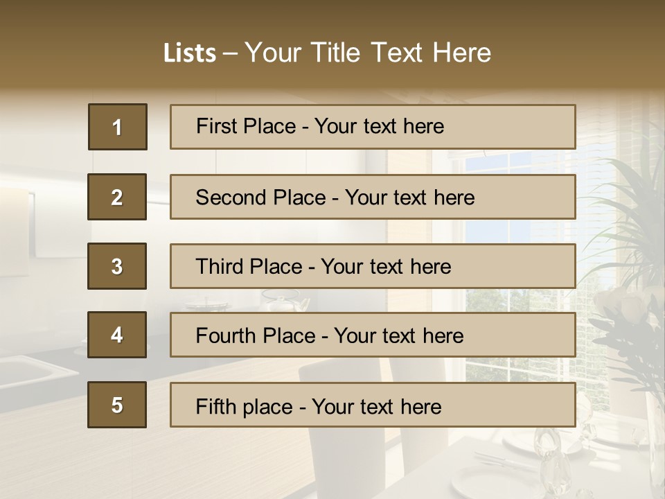 Render Project Residential PowerPoint Template