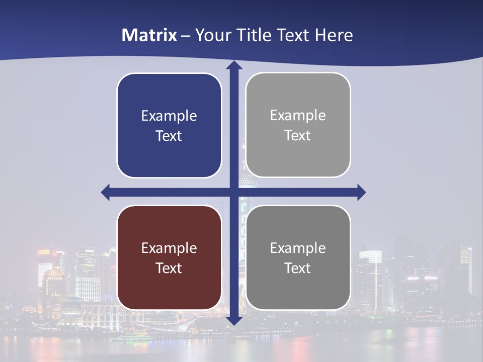 District Shanghai Corporate PowerPoint Template