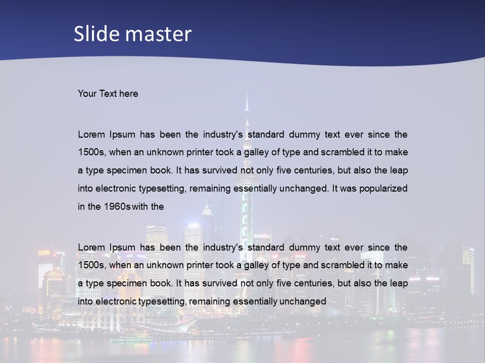 District Shanghai Corporate PowerPoint Template