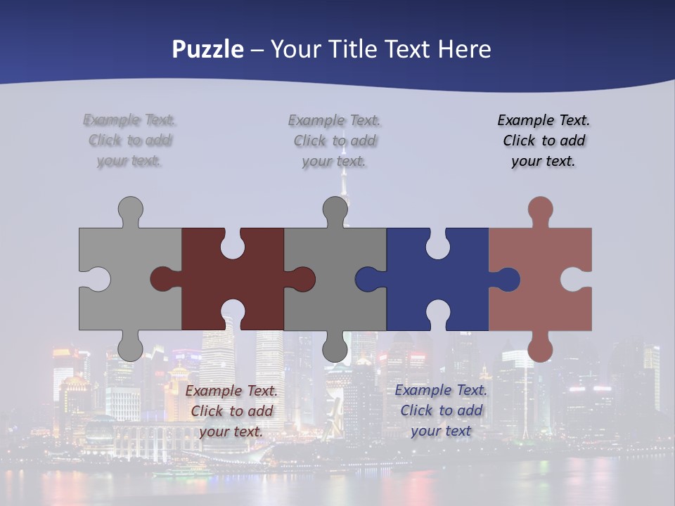 District Shanghai Corporate PowerPoint Template