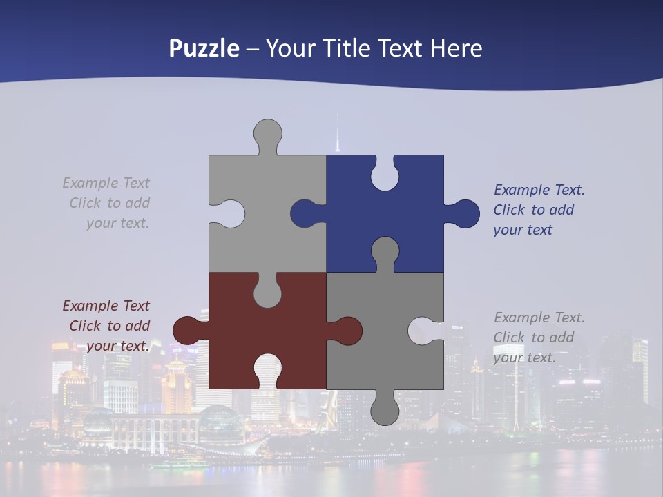 District Shanghai Corporate PowerPoint Template