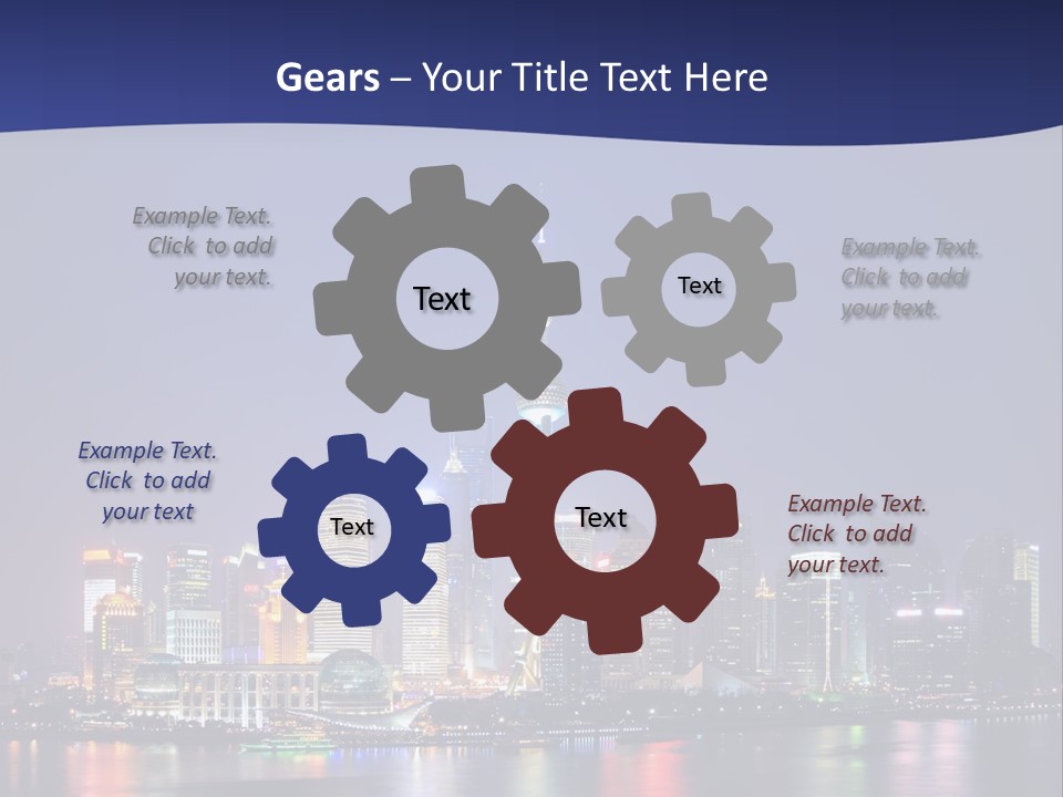 District Shanghai Corporate PowerPoint Template