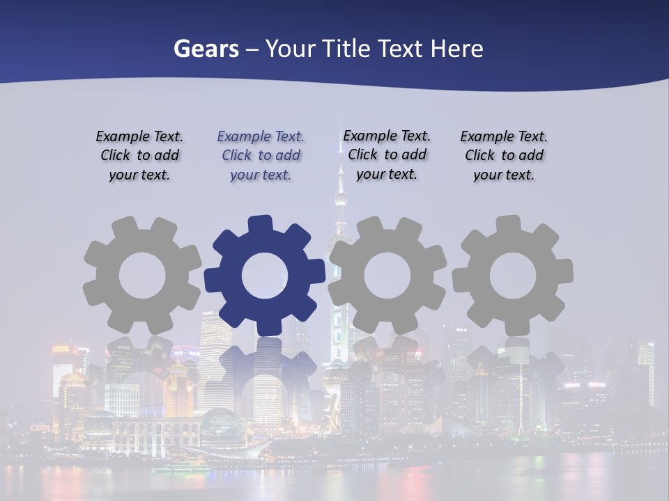 District Shanghai Corporate PowerPoint Template