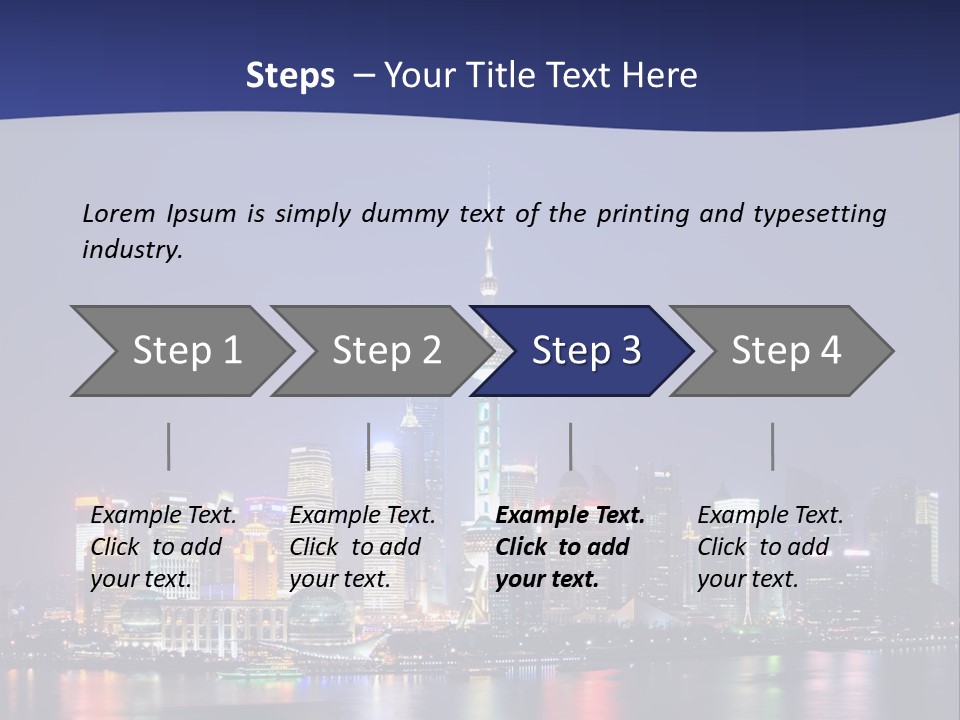 District Shanghai Corporate PowerPoint Template