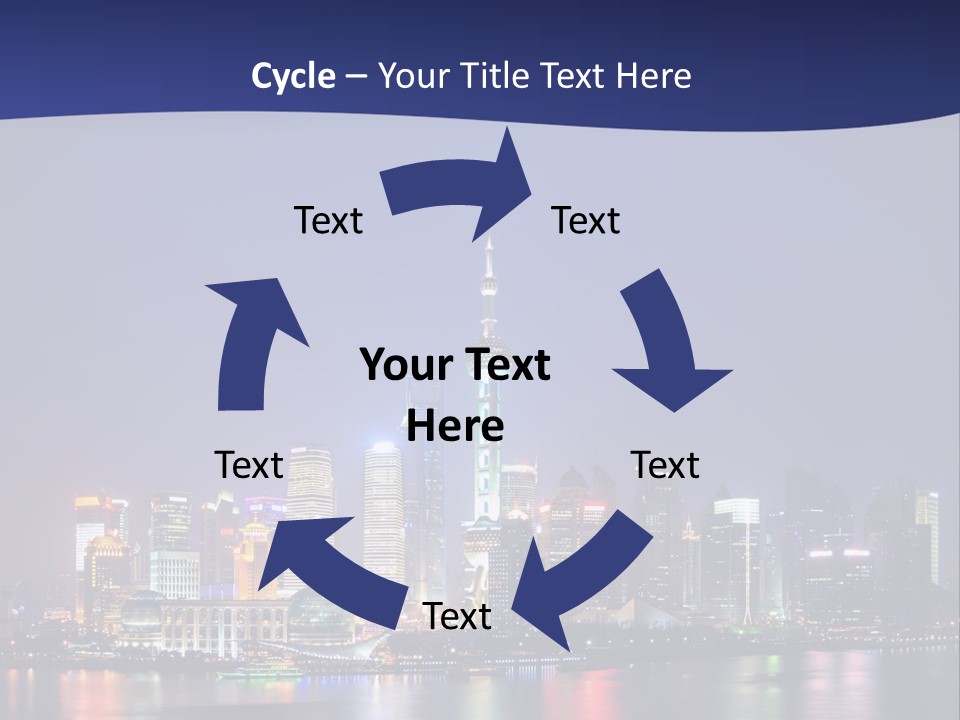District Shanghai Corporate PowerPoint Template