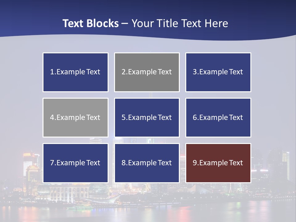 District Shanghai Corporate PowerPoint Template