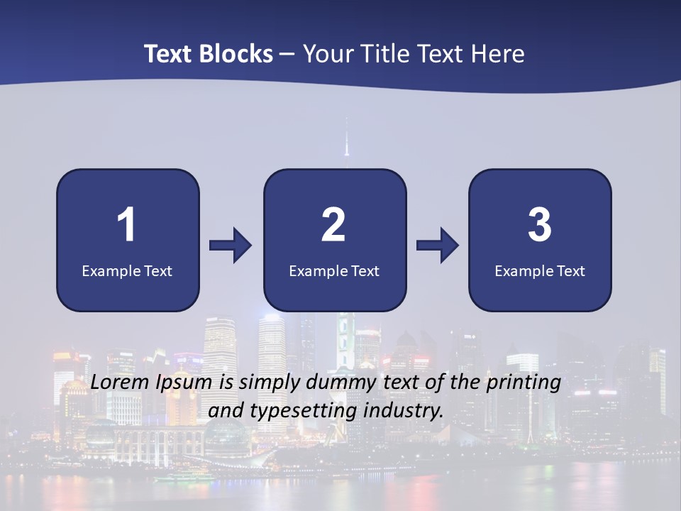 District Shanghai Corporate PowerPoint Template