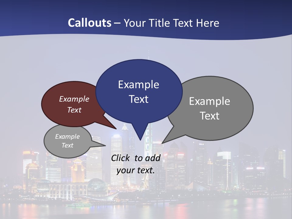 District Shanghai Corporate PowerPoint Template