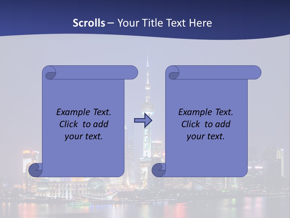 District Shanghai Corporate PowerPoint Template