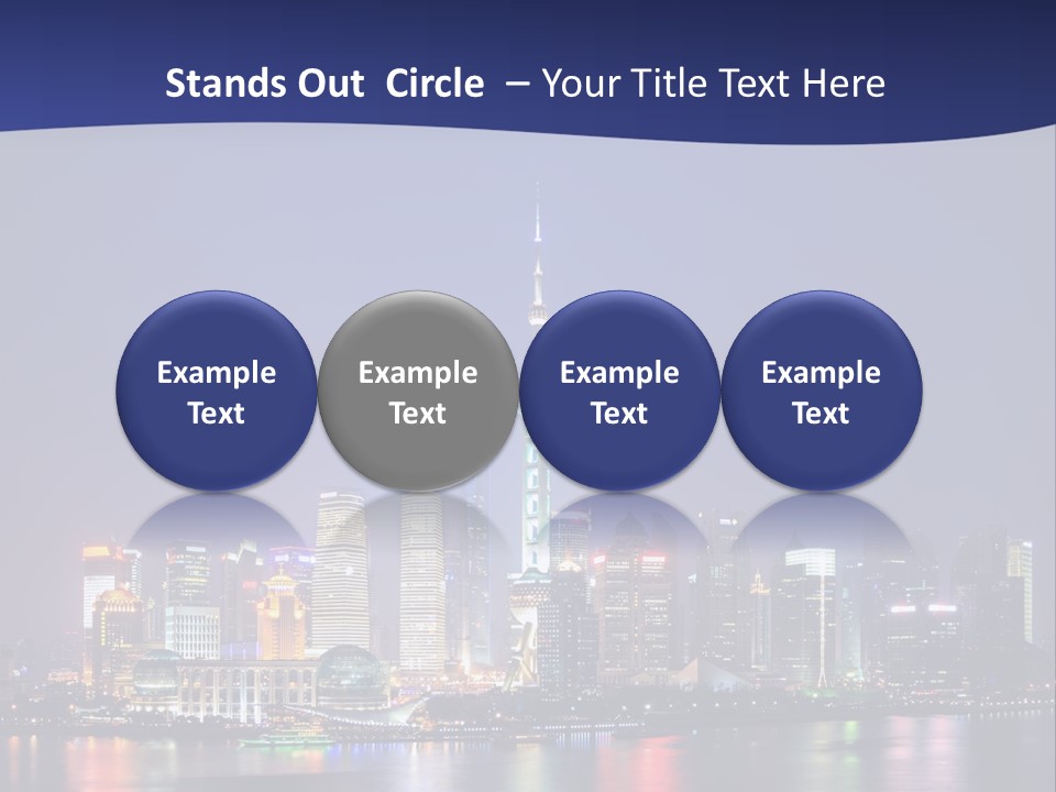 District Shanghai Corporate PowerPoint Template