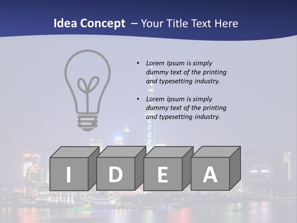 District Shanghai Corporate PowerPoint Template