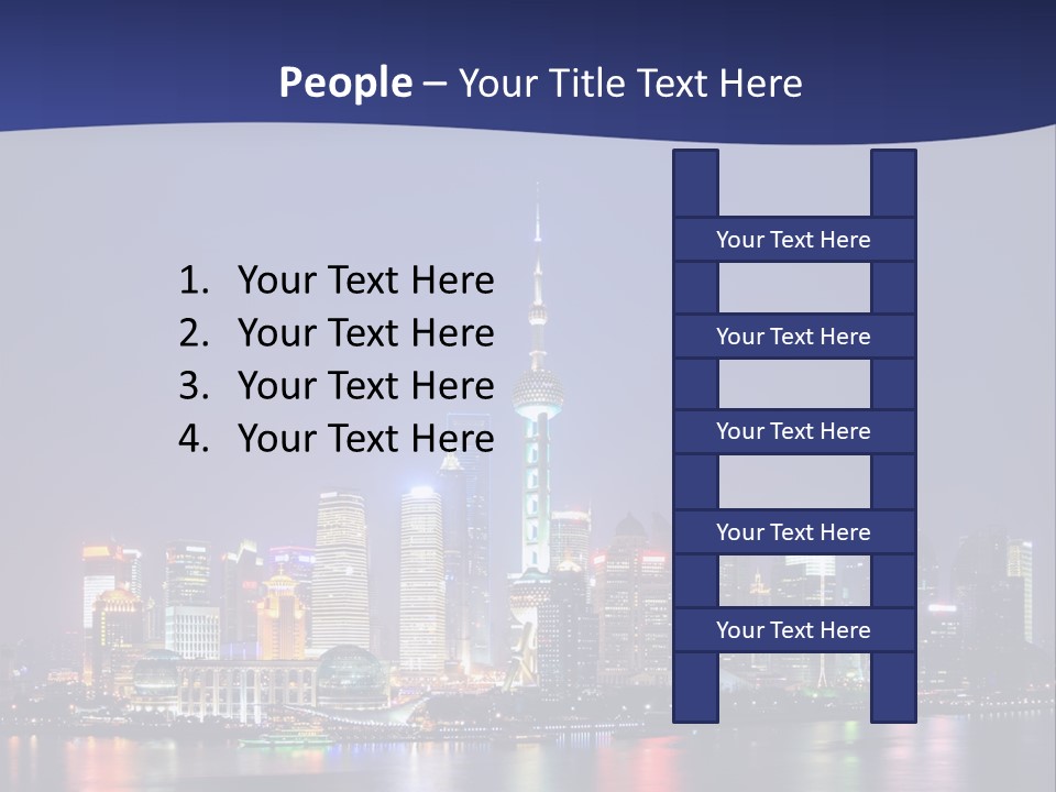 District Shanghai Corporate PowerPoint Template