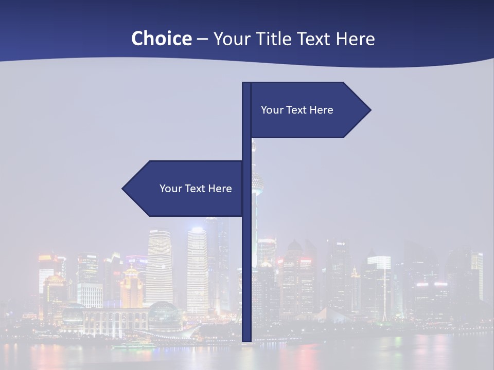 District Shanghai Corporate PowerPoint Template