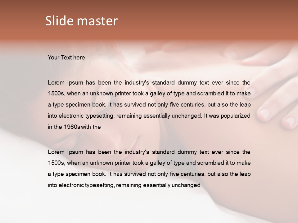 Towel Y Calm PowerPoint Template