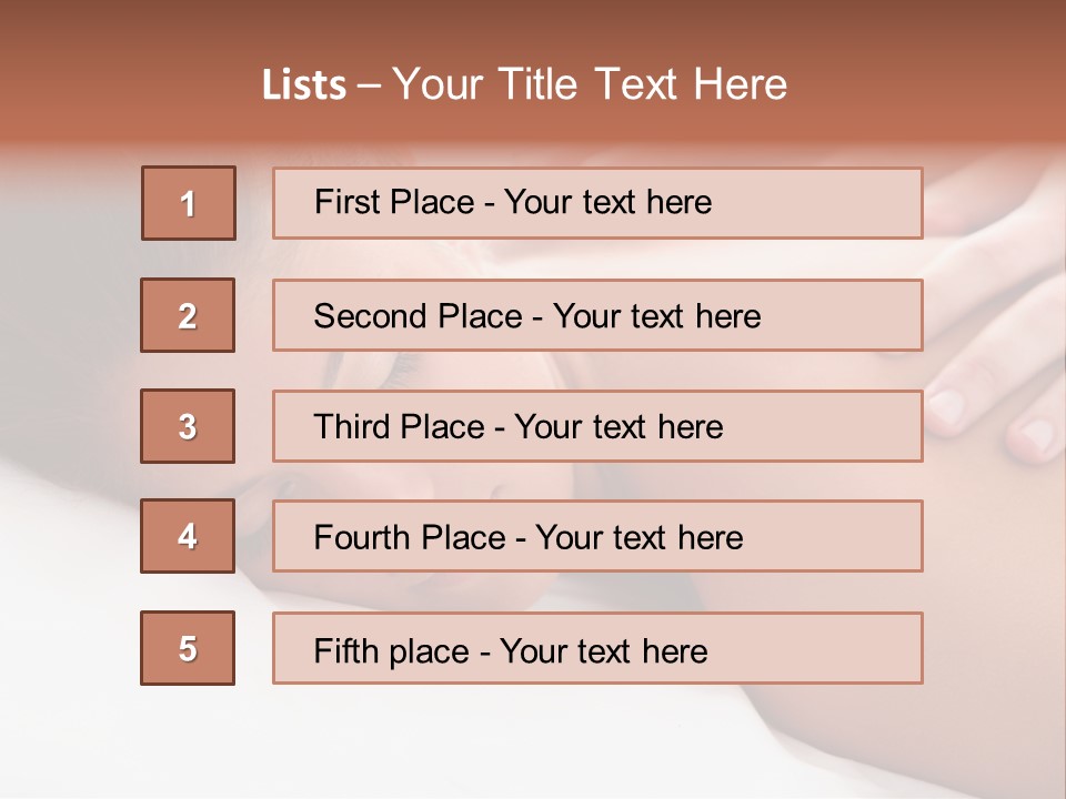 Towel Y Calm PowerPoint Template
