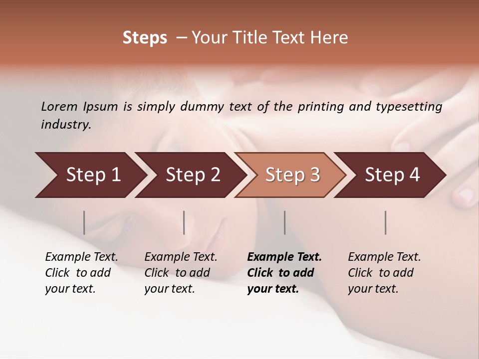 Towel Y Calm PowerPoint Template