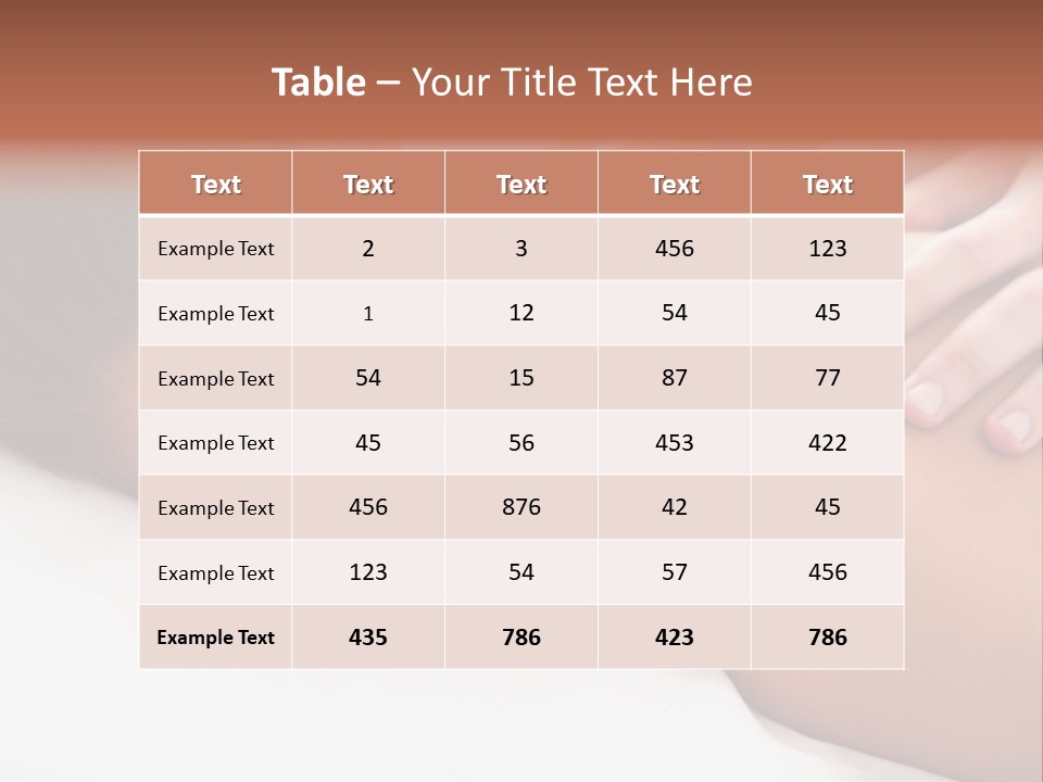 Towel Y Calm PowerPoint Template