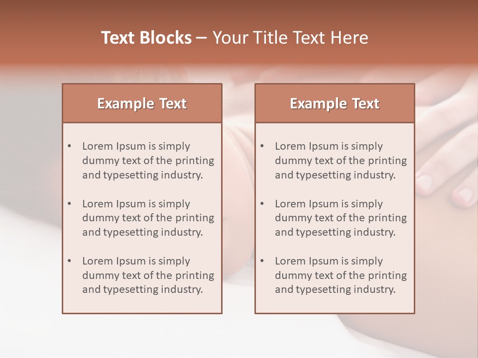 Towel Y Calm PowerPoint Template