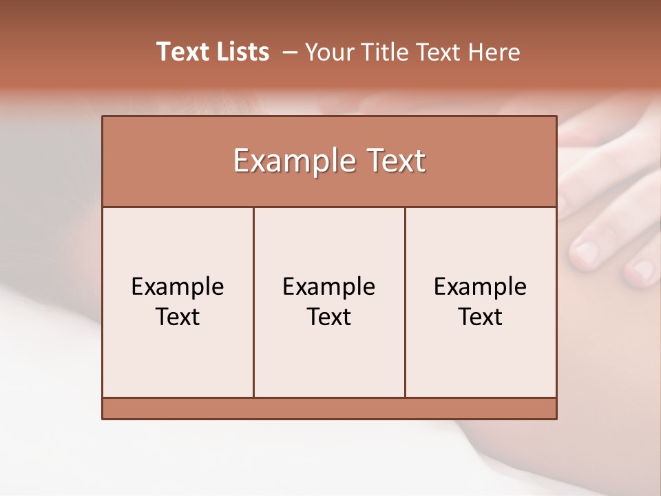 Towel Y Calm PowerPoint Template