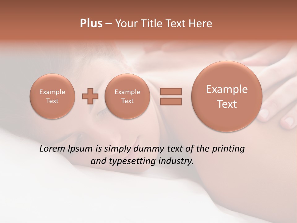 Towel Y Calm PowerPoint Template