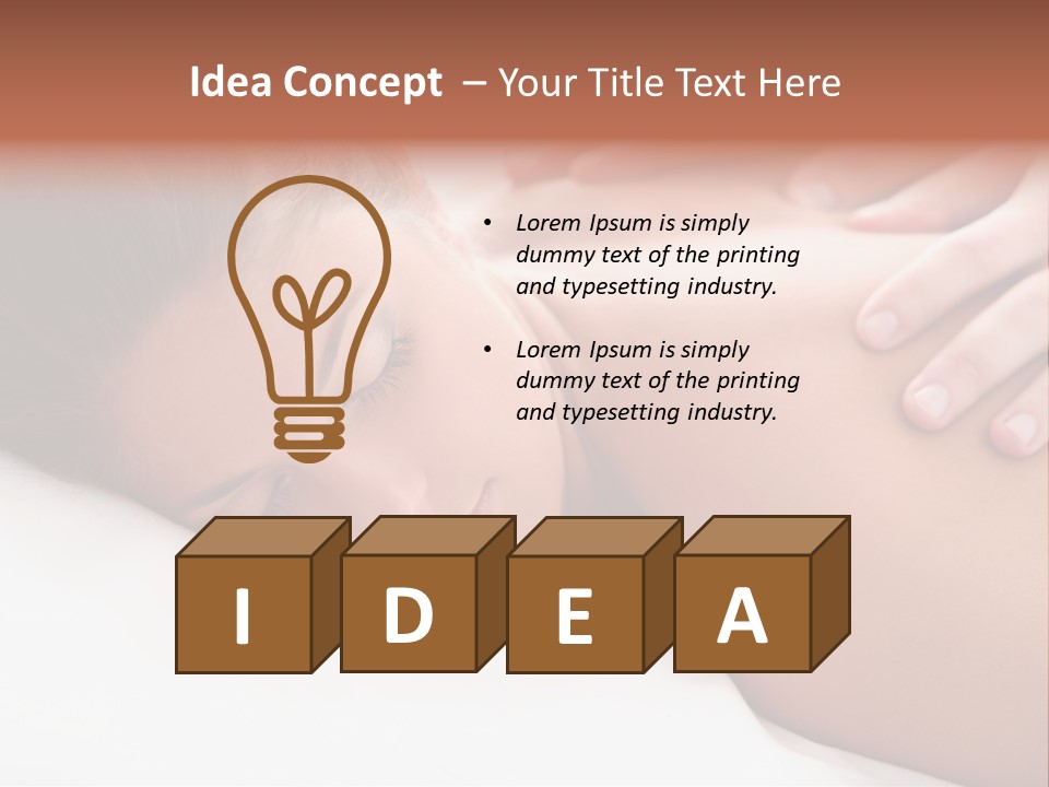 Towel Y Calm PowerPoint Template