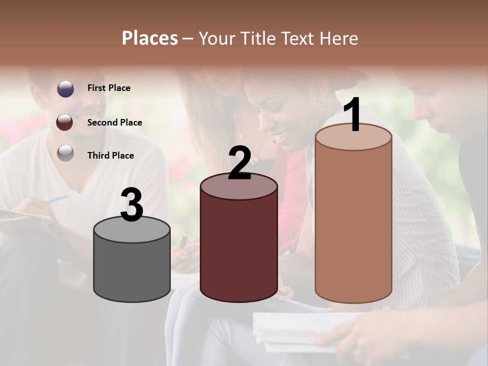 Happy Exam Tree PowerPoint Template