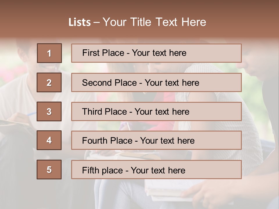 Happy Exam Tree PowerPoint Template