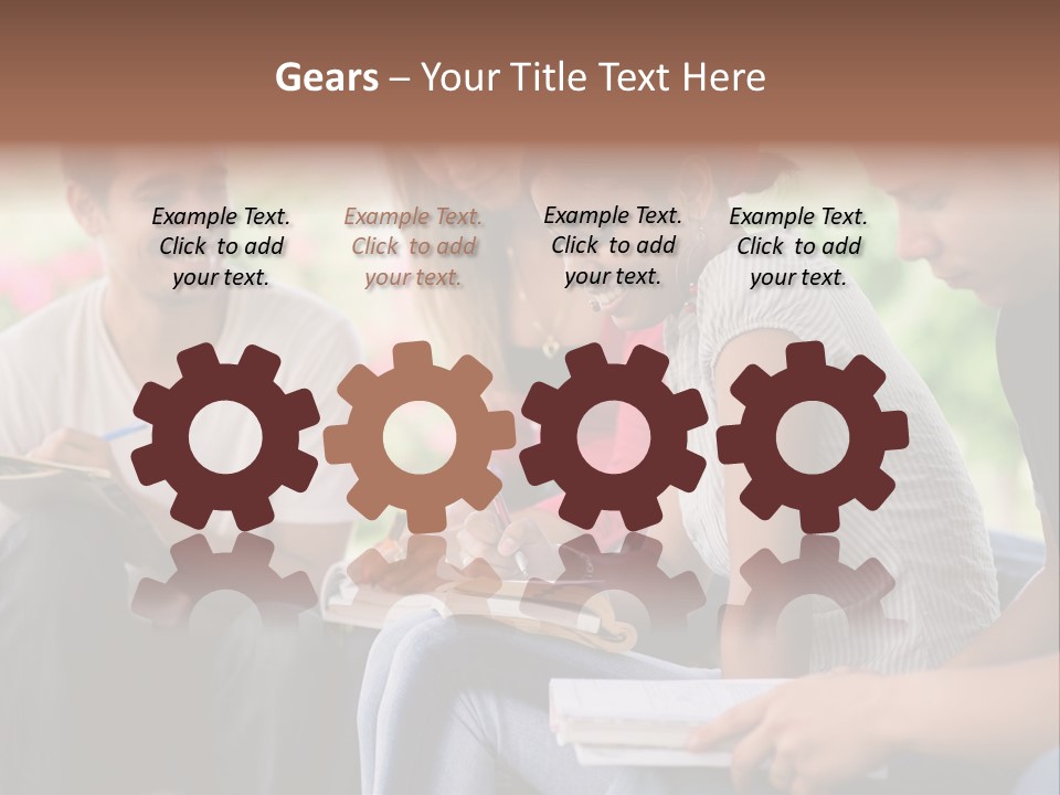 Happy Exam Tree PowerPoint Template
